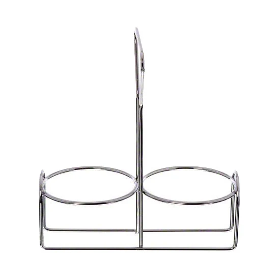 Update International CJ-72H Wire Condiment Jar Holder w/ 2 Holes