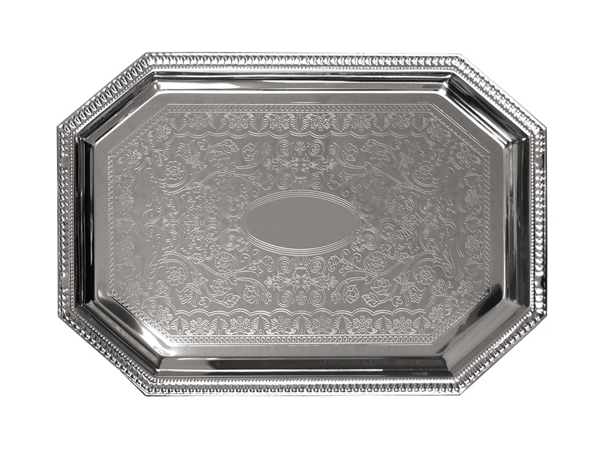 Update International CT-1712C Tray, 17" x 12", Octagonal