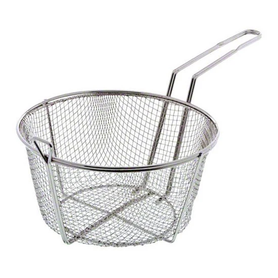 Winco FBR-9 Round Fry Basket, 9-1/2"
