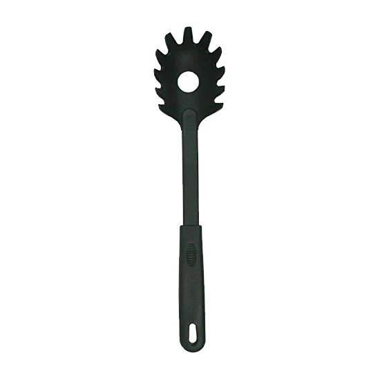 Disposable Spaghetti Server, Black, 12"