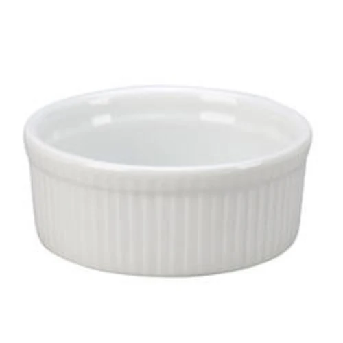Vertex China ARG-60 Market Buffet Fluted Souffle Bowl, 10 oz., Pack of 3