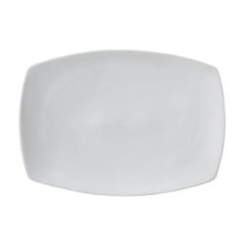 Vertex China AV-14 Ventana Coupe Rectangle Platter, 14" x 10", Pack of 4