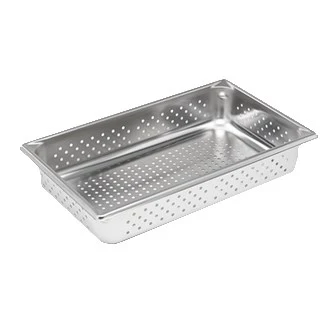Vollrath 30043 Super Pan V Perforated Food Pan, Full Size, 4" Deep