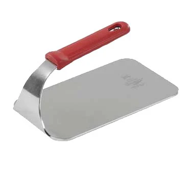Vollrath 50661 Red Stainless Steel Steak Weight w/ Flat bottom 1.6 lbs.,