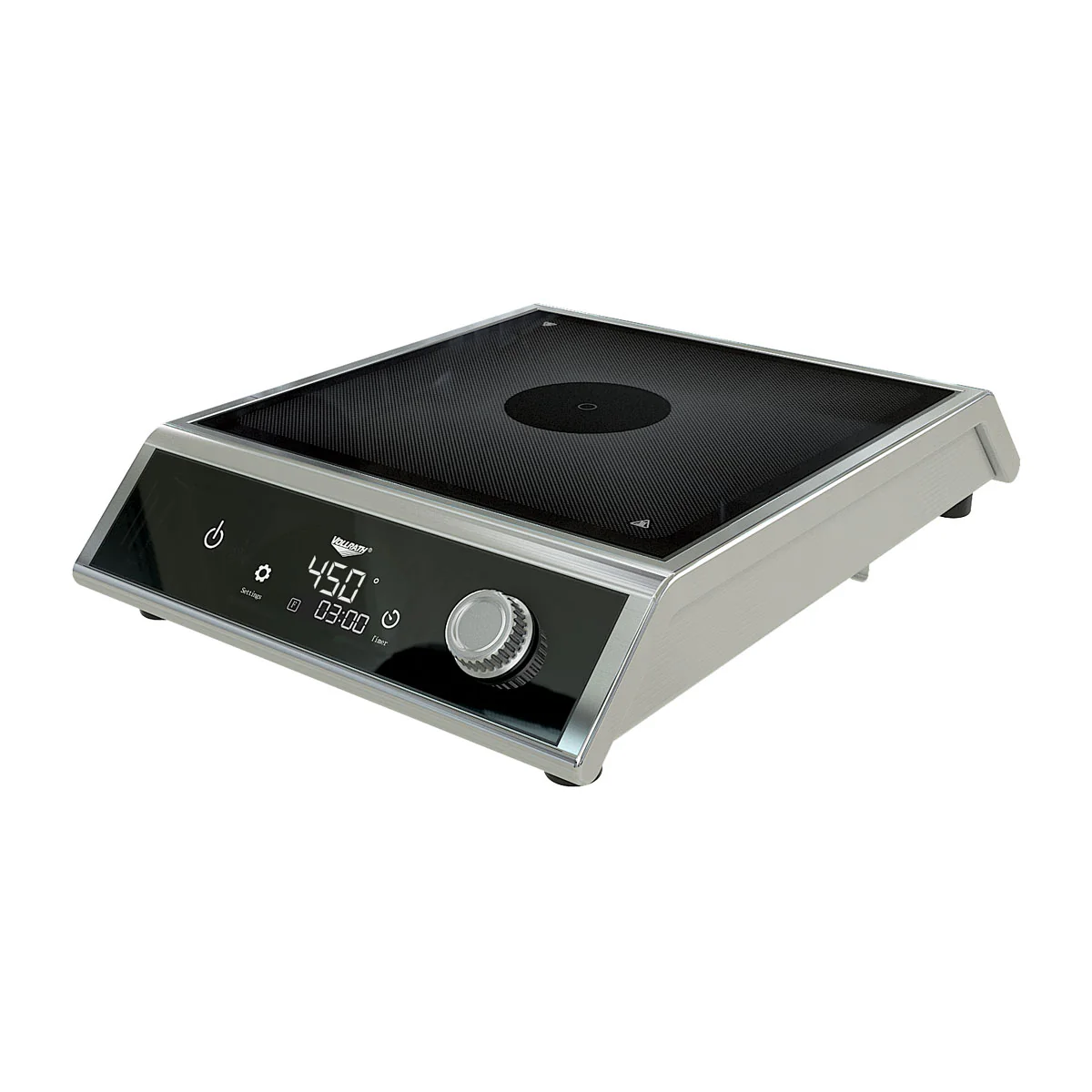 Vollrath MPI4-1800 4 Series Countertop Medium Power Induction Range w/ Control Knob, 1800 watts - Image 2
