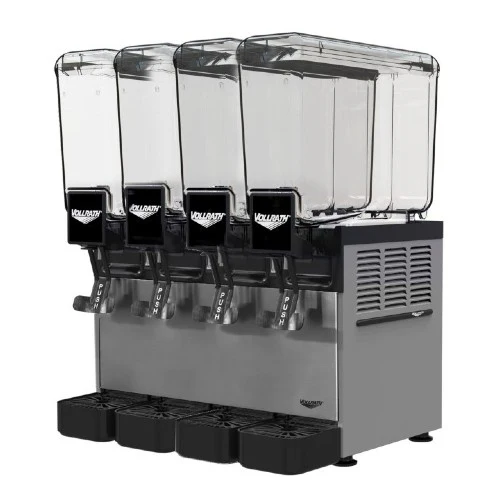 Vollrath VBBC4-37-A Refrigerated Pre-Mix  Beverage Dispenser, (4) 2.1 gal. Bowls