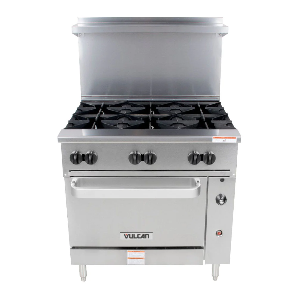 Vulcan 36S-6B Endurance Range, 6 Burners, 1 Oven, Natural Gas, 36"