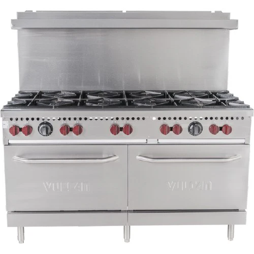 Vulcan SX6010B SX Series Range, 10 Burners, 2- 26" Standard Ovens, 60" Wide