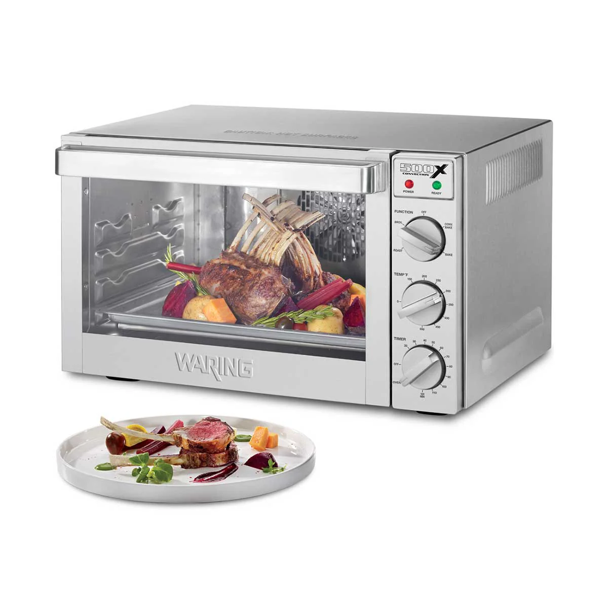 Waring WCO500X Countertop Heavy-Duty Convection Oven, 1/2 Size - Image 2