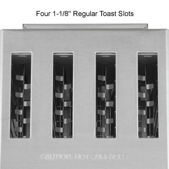 Waring WCT805B Heavy-Duty 4-Slot Commercial Toaster, 208v - Image 5