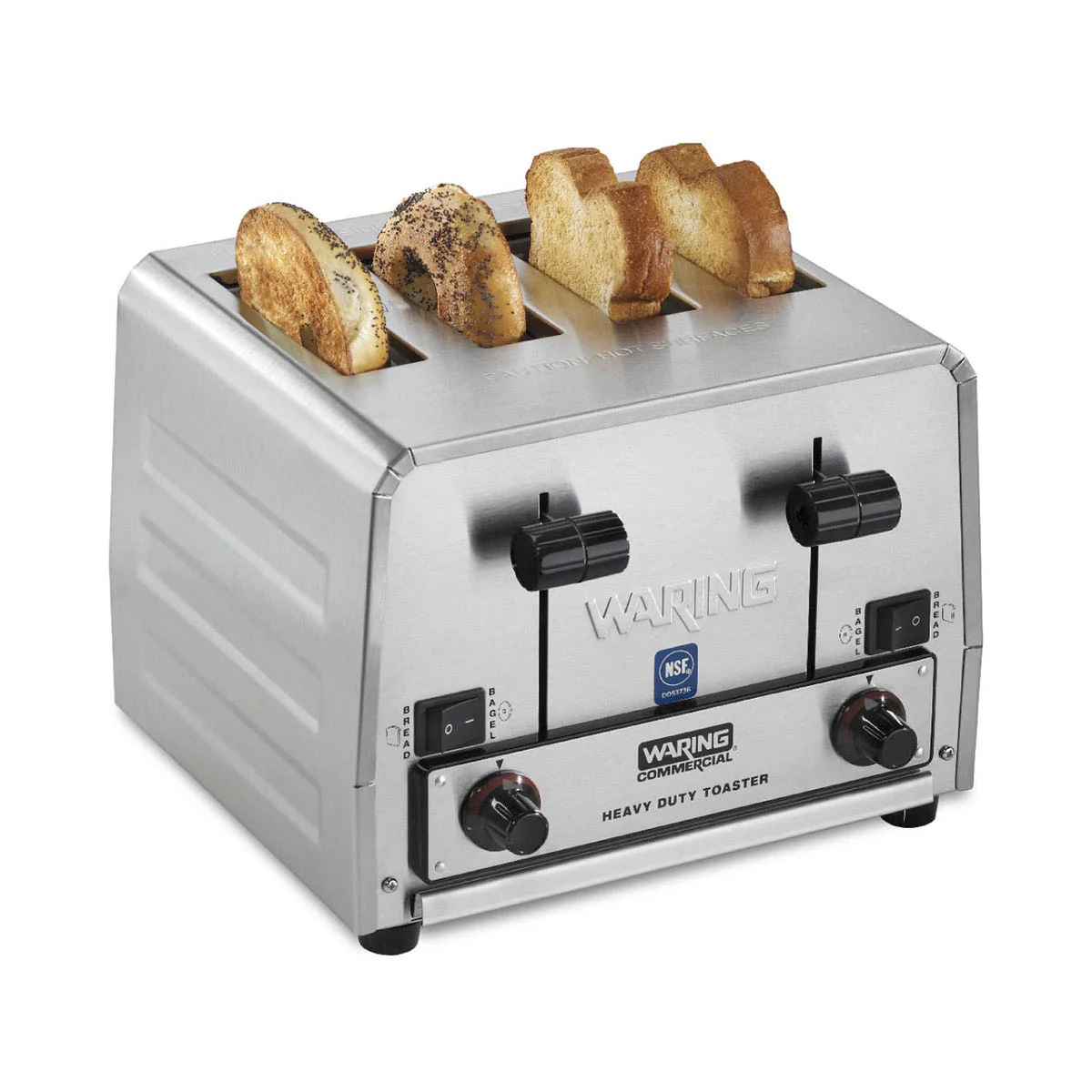 Waring WCT850 4-Slice Heavy-Duty Switchable Bagel/Toast Toaster, 208V - Image 2
