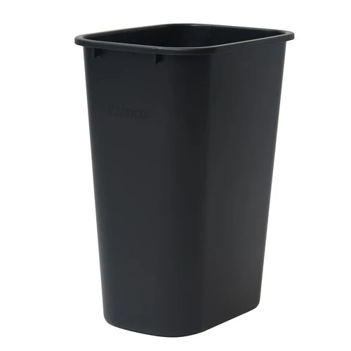 Winco PWR-41K Wastebasket, Black, 10.25 Gal.