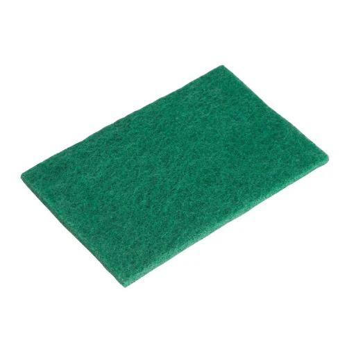 Winco SP-96N Scouring Pad, Green, 6" x 9-3/8", Pack of 6