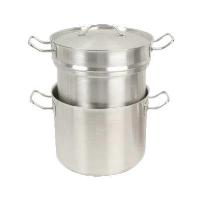 Winco SSDB-8 Super Steel Induction Double Boiler w/ Cover, 8 qt.